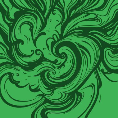 Radyal girdap akış çizgileri olan soyut bir arka plan. Sanatsal akış çizgileri arka plan sanatı