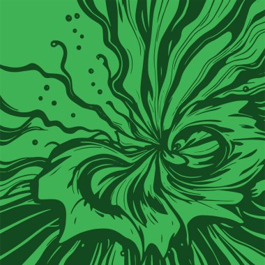 Radyal girdap akış çizgileri olan soyut bir arka plan. Sanatsal akış çizgileri arka plan sanatı