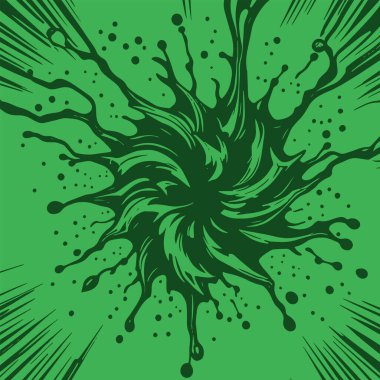Sıvı veya mürekkep sıçramalarının soyut arkaplanı. Sıvı sıçrama arkaplan sanatı.
