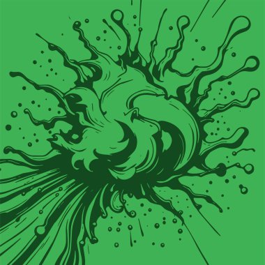 Sıvı veya mürekkep sıçramalarının soyut arkaplanı. Sıvı sıçrama arkaplan sanatı.