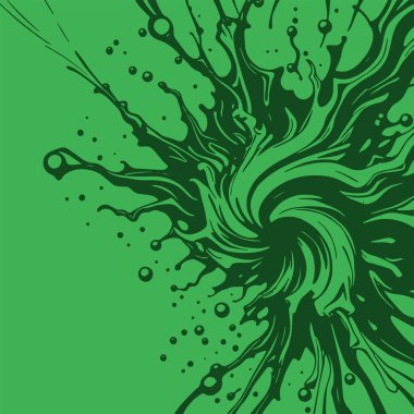 Sıvı veya mürekkep sıçramalarının soyut arkaplanı. Sıvı sıçrama arkaplan sanatı.