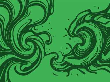 Girdap akış çizgileri olan soyut bir arkaplan. Sanatsal akış çizgileri arka plan sanatı