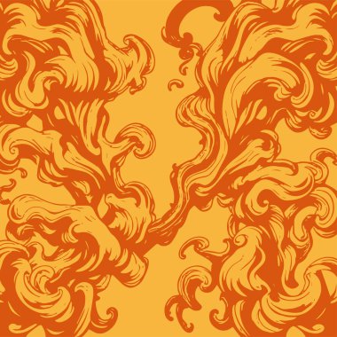 Girdap akış çizgileri olan soyut bir arkaplan. Duman arkaplan sanatının sanatsal akış vuruşları