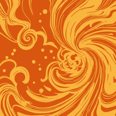 Girdap akış çizgileri olan soyut bir arkaplan. Akan sanatsal vuruşlar - arkaplan sanatı