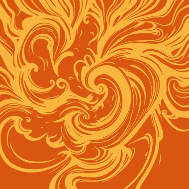 Girdap akış çizgileri olan soyut bir arkaplan. Akan sanatsal vuruşlar - arkaplan sanatı