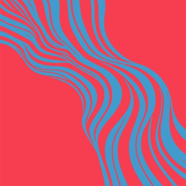 Arka plan sanatı için soyut dalgalı çizgiler. Vuruşların soyut arkaplan dalgası. 