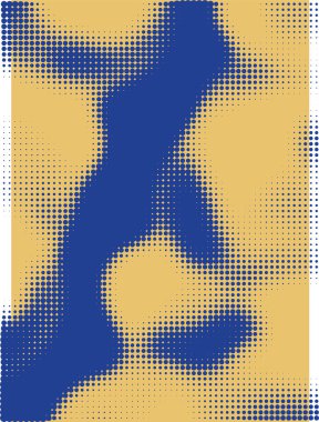 Eski pop sanatının yarım ton dokusuna sahip soyut bir arka plan. Yarım ton dokusunun soyut retro arkaplanı.