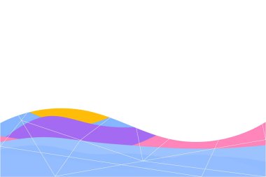 Renk dalga süsü ve kopyalama alanı ile sunum arkaplanını kaydır. Metin alanı ile slayt sunumu için soyut arkaplan.