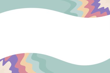 Renk dalga süsü ve kopyalama alanı ile sunum arkaplanını kaydır. Metin alanı ile slayt sunumu için soyut arkaplan.