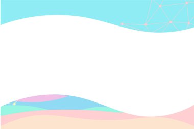 Renk dalga süsü ve kopyalama alanı ile sunum arkaplanını kaydır. Metin alanı ile slayt sunumu için soyut arkaplan.