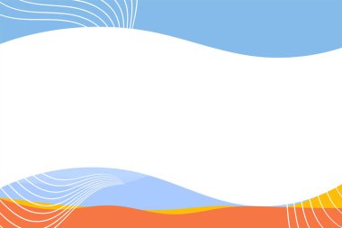 Renk dalga süsü ve kopyalama alanı ile sunum arkaplanını kaydır. Metin alanı ile slayt sunumu için soyut arkaplan.