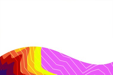 Renk dalga süsü ve kopyalama alanı ile sunum arkaplanını kaydır. Metin alanı ile slayt sunumu için soyut arkaplan.