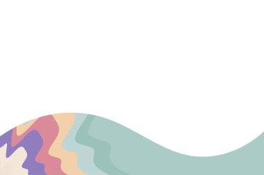 Renk dalga süsü ve kopyalama alanı ile sunum arkaplanını kaydır. Metin alanı ile slayt sunumu için soyut arkaplan.