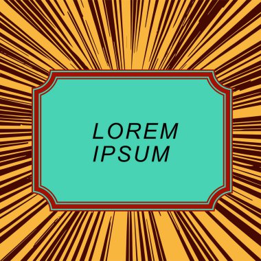 Satır patlaması üzerine çerçeve metin arkaplanı. Biçimlendirilmiş çerçeve kopyalama alanı ile soyut arkaplan.