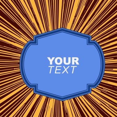 Satır patlaması üzerine çerçeve metin arkaplanı. Biçimlendirilmiş çerçeve kopyalama alanı ile soyut arkaplan.