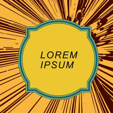 Dalgalı dokulu arkaplanda çerçeve metin alanı. Biçimlendirilmiş çerçeve kopyalama alanı ile soyut arkaplan.