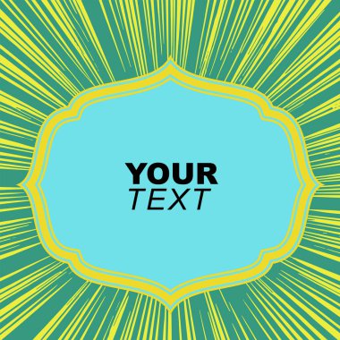 Dalgalı dokulu arkaplanda çerçeve metin alanı. Biçimlendirilmiş çerçeve kopyalama alanı ile soyut arkaplan.