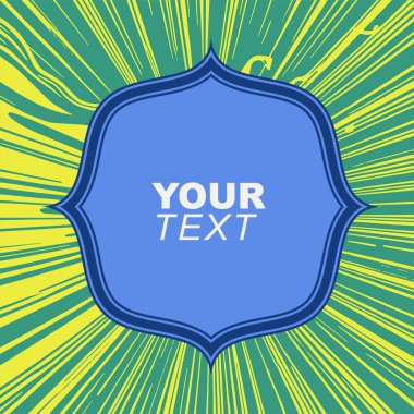 Dalgalı dokulu arkaplanda çerçeve metin alanı. Biçimlendirilmiş çerçeve kopyalama alanı ile soyut arkaplan.