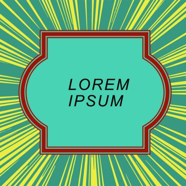 Dalgalı dokulu arkaplanda çerçeve metin alanı. Biçimlendirilmiş çerçeve kopyalama alanı ile soyut arkaplan.