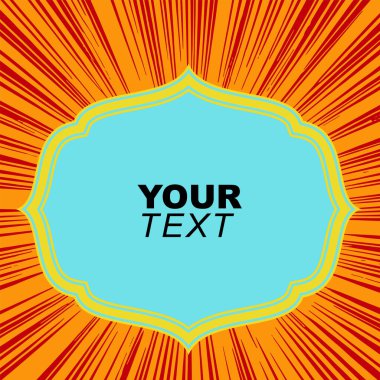 Dalgalı dokulu arkaplanda çerçeve metin alanı. Biçimlendirilmiş çerçeve kopyalama alanı ile soyut arkaplan.