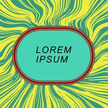Dalgalı dokulu arkaplanda çerçeve metin alanı. Biçimlendirilmiş çerçeve kopyalama alanı ile soyut arkaplan.