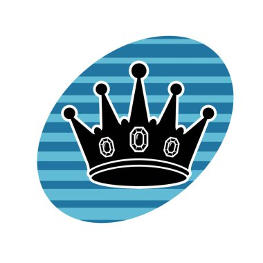 Kraliyet Crown Vektör İllüstrasyonunu Dinamik Pop Sanat Arkaplanıyla SüsleName