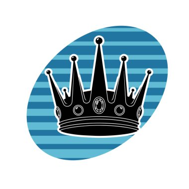 Kraliyet Crown Vektör İllüstrasyonunu Dinamik Pop Sanat Arkaplanıyla SüsleName