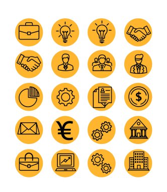 İş ve Finans Simgesi Paketi