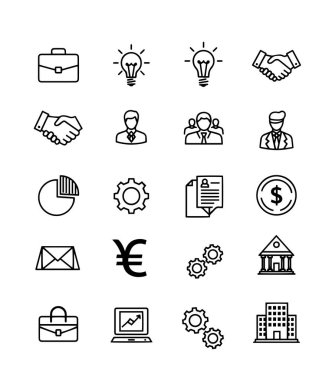 İş ve Finans Simgesi Paketi