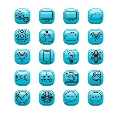 Teknoloji ve Yenilik Simgesi Paketi