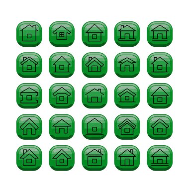 Çoklu Değişiklikte Ev Simgesi Paketi