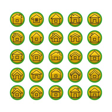 Çoklu Değişiklikte Ev Simgesi Paketi