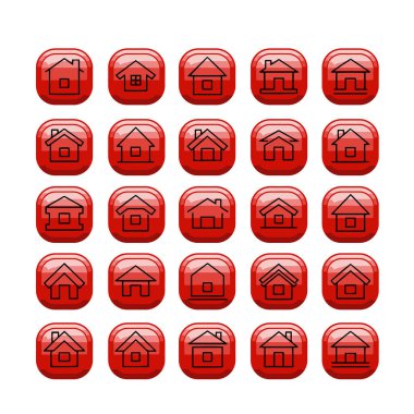 Çoklu Değişiklikte Ev Simgesi Paketi