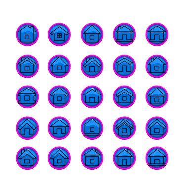 Çoklu Değişiklikte Ev Simgesi Paketi