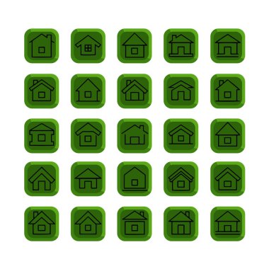 Çoklu Değişiklikte Ev Simgesi Paketi