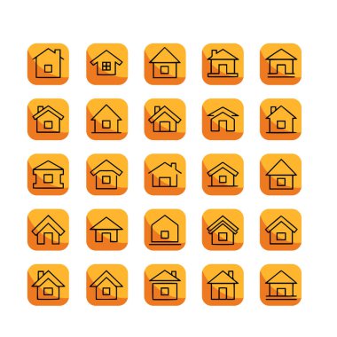 Çoklu Değişiklikte Ev Simgesi Paketi