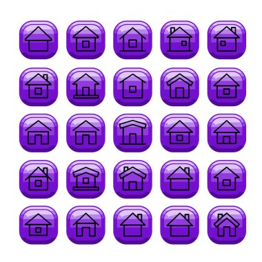 Çoklu Değişiklikte Ev Simgesi Paketi