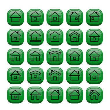 Çoklu Değişiklikte Ev Simgesi Paketi