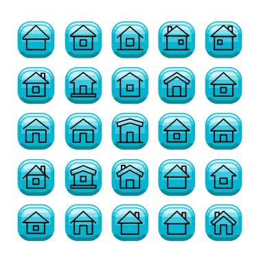 Çoklu Değişiklikte Ev Simgesi Paketi