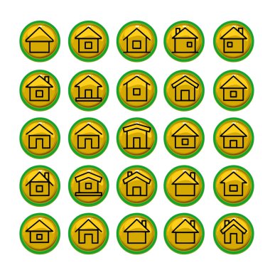 Çoklu Değişiklikte Ev Simgesi Paketi