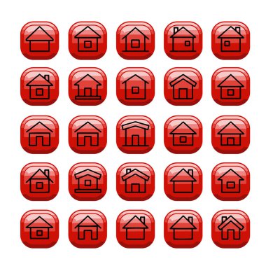 Çoklu Değişiklikte Ev Simgesi Paketi