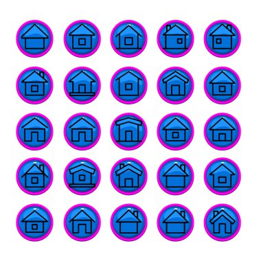 Çoklu Değişiklikte Ev Simgesi Paketi