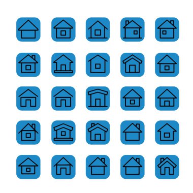 Çoklu Değişiklikte Ev Simgesi Paketi