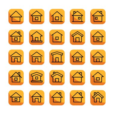 Çoklu Değişiklikte Ev Simgesi Paketi