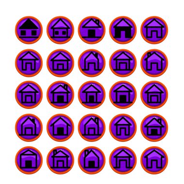 Çoklu Değişiklikte Ev Simgesi Paketi