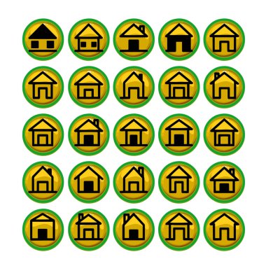 Çoklu Değişiklikte Ev Simgesi Paketi