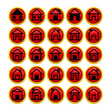 Çoklu Değişiklikte Ev Simgesi Paketi