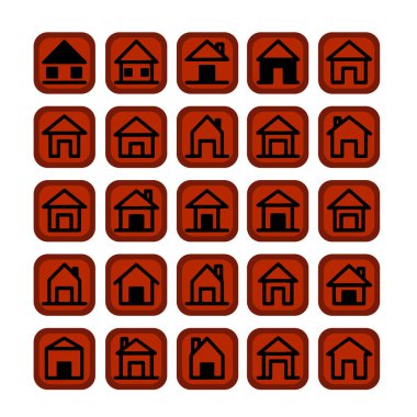 Çoklu Değişiklikte Ev Simgesi Paketi