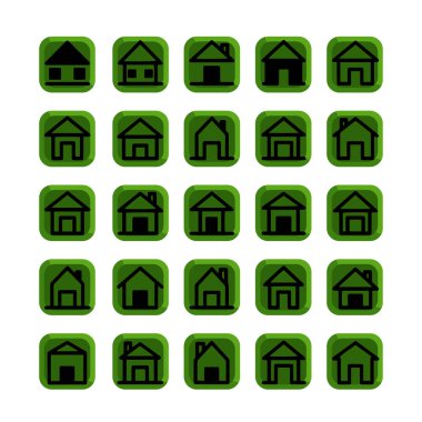 Çoklu Değişiklikte Ev Simgesi Paketi