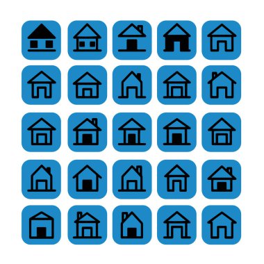 Çoklu Değişiklikte Ev Simgesi Paketi